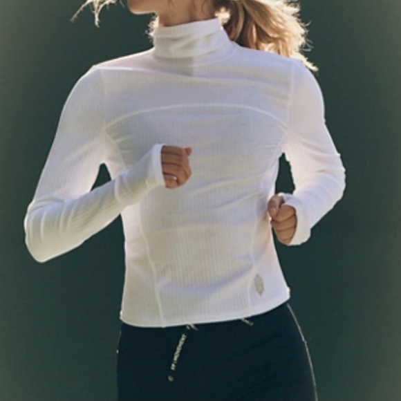 Free People Tops - Free People Tempo Ribbed Turtleneck Tank Top.